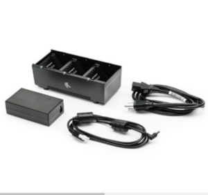 3 slot battery charger; ZQ600, QLn and ZQ500 Series; Includes power supply and Argentina power cord (Zebra SAC-MPP-3BCHGAR1-01)