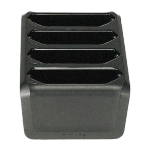 4-Slot Battery Charger Adapter cup. Allows the TC7X 4-Slot Battery Charger SAC-TC7X-4BTYPP-01 to be docked on the 5-Slot Charge Only ShareCradle. Battery Charger, Cradle, Power Supplies all sold separately. (Zebra CUP-SE-BTYADP1-01)