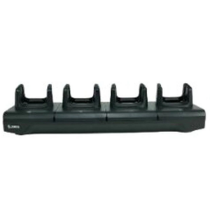 4-Slot charging cradle for RFD8500. Requires PWR-BGA12V108W0WW, CBL-DC-381A1-01 and country specific AC line cord (sold separately) (Zebra CRD4S-RFD8500-1R)