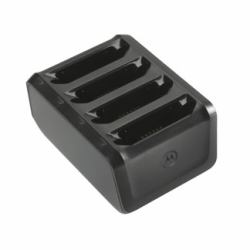 4-slot PowerPack battery charger. Required Power Supply PWR-BGA12V50W0WW, DC Cord CBL-DC-388A1-01, AC Line Cord sold separately. (ET5x, ET8x). Also compatible with ET8x power pack. (Zebra SAC-ET5X-4PPK1-01)