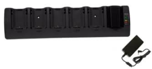6 Slot Spare Battery Charger, Must Order Regional Ac Line Chord Separately (Zebra ST3006-WW)