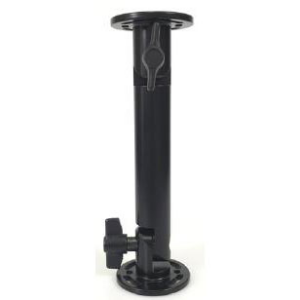8 Pedestal Mount, includes 6 long rod with 90deg offset, two round bases each 1 height and wing nuts and bolts connections. (Zebra 3PTY-PCLIP-215886)