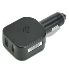 BRAZIL ONLY CHGAUTOUSB101 CIGARETTE LIGHTER ADAPTER, 5V, 2.5A, TWO TYPE A USB PORTS (Zebra CHG-AUTO-USB1-BR)