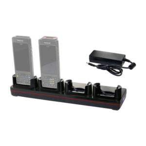 CN80 4-bay Ethernet charge base with power supply and no power cord (Honeywell CN80-NB-CNV-0)