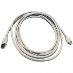 CS6080 Cordless Cradle Cable: USB-C (Cradle) to USB-A (Host) Cable; 7ft. (2.1m), Straight - HC White (Zebra CBL-CS6-S07-0B)