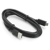 CS6080 Cordless Cradle Cable: USB-C (Cradle) to USB-A (Host) Cable; 7ft. (2.1m), Straight - Midnight Black (Zebra CBL-CS6-S07-04)