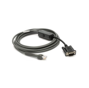 Cable - RS232: 12ft. (3.7m) Straight, Nixdorf Beetle - Direct Power (Zebra CBA-R41-S12ZAR)