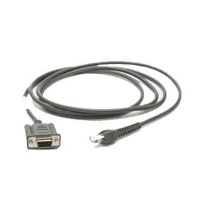 Cable - RS232: 7ft. (2.1m) Straight, Fujitsu T POS 500 Icl, with TTL Current Limit Protection (Zebra CBA-R23-S07ZBR)