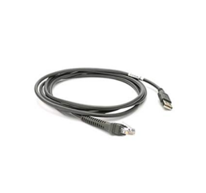 Cable - Shielded USB: Series A Connector, 7ft. (2.1m), Straight, 12V Requires 12V Power Supply, -30Â°C (Zebra CBA-UF0-S07PAR)