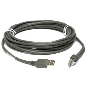 Cable - Shielded USB: Series A Connector, 9ft. (2.8m), Straight (Zebra CBA-U25-S09ZAR)