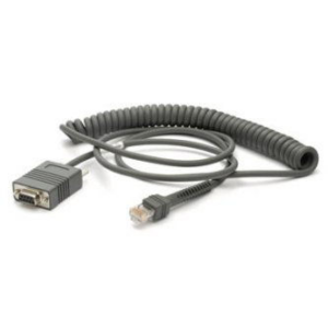 Cable Assembly RS232: DB9 Male Connector, 9ft. (2.8m) (Zebra CBA-R73-C09ZAR)