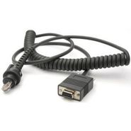 Cable Assembly: RS232 with Phaser Strain Relief (Zebra 25-33359-31R)