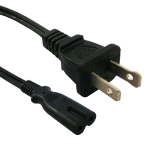 Cable, power cord, AC outlet to power supply/device, straight (US type A, C13), 2.5m (8.2ft) (Honeywell 130063)