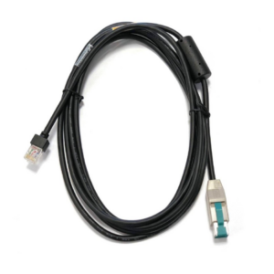 Cable: USB, black, 12V locking, 3m (9.8´), straight, 5V host power, w/o ferrite. (Honeywell CBL-503-300-S00)