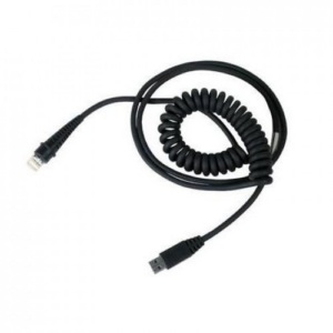 Cable: USB, black, Type A, 2.9m (9.5´), coiled, host power (Honeywell 53-53809-N-3)