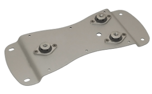 Cradle Mounting Bracket, Use with STB36 and FLB36, Vibration Dampening (Zebra BRKT-MM0036W-00)