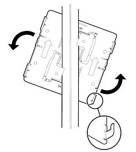 Drop Ceiling Flat Tile Tbar Bracket Extreme Networks 37211
