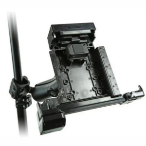 ET8x Power Dock Solution with Top Clamp and Barrel Lock with 2 keys. Includes Power Module. Power Supply sold separately. (Zebra CRD-ET8X-PWRDK1-01)