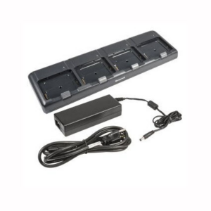 For recharging up to 4 batteries. Kit includes Dock, Power Supply, EU Power Cord. (Honeywell CT50-QBC-2-R)