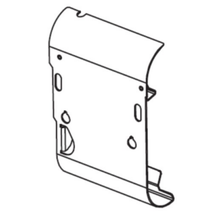 Kit Media Rewind Plate for use with the Cutter option 220Xi4 (Zebra G22382M)