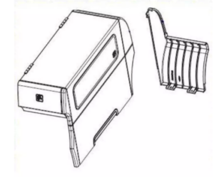 Kit, Covers for the control panel, Qty of 3, ZT411, ZT421 (Zebra P1105147-029)