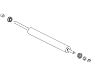Kit, Platen Rollers, Set of 3, GC420T (Zebra 105910-055)