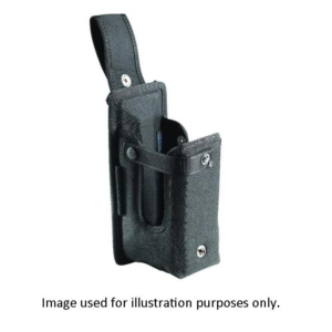 MC32/MC33 SOFT HOLSTER. COMPATIBLE WITH STRAIGHT SHOOTER AND ROTATING HEAD DEVICES, ALLOWS TO WEAR THE DEVICE ON A BELT OR CROSS-BODY, INCLUDES A SHOULDER STRAP AND BELT CLIP. (Zebra SG-MC3X-SHLSTB-01)
