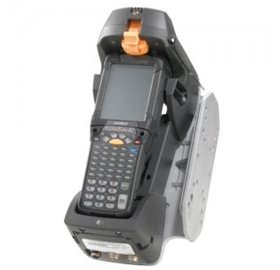 MC90/MC91/MC92 ForkLift Cradle. Supports MC909X-K configurations WWAN and WLAN. Excludes: MC90XX-S and MC90XX-R. Must order voltage specific power supply PWRS-14000-251R or -252R and power input cable 25-103872-02R separately (Zebra FLC9000-1001R)