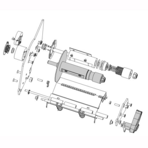 MP Nova 6 TT 200 dpi print mechanism assembly (Honeywell ENM533772)