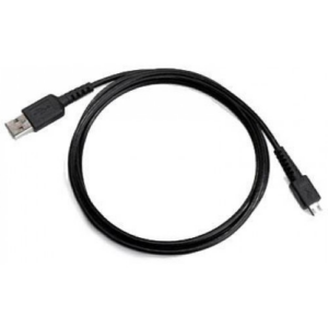Micro USB Active-Sync Cable. Allows for Active-Sync Connectivity Between the Mobile Computer Single or Two Slot Cradle and a Host Device. Also Used to Connect the MS4717 Fixed Mount Imager to a USB Host for Communication (Zebra 25-124330-01R)