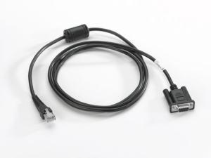 RS232 Cable for cradle to the host system. Provides serial communication between the Single Slot Serial/USB cradle and a host computer. (Zebra 25-63852-01R)