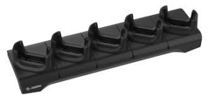 TC51/56 5-Slot Ethernet Cradle, charges up to five devices and provides Ethernet communication. INCLUDES POWER SUPPLY AND DC CABLE. Country Specific AC Line Cord, Sold Separately. (Zebra CRD-TC51-5SETH-01)
