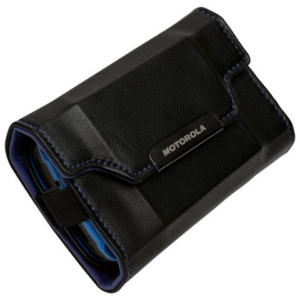 TC7X Soft Holster. Vertical orientation with open bucket design to accommodate hand strap and snap-on accessories such as the MSR for easy insertion and removal. Non-rotating. (Zebra SG-TC7X-HLSTR1-02)
