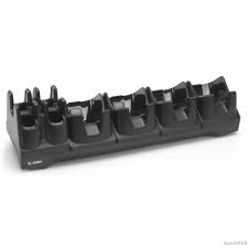TC8X 4-Slot Charge Only Cradle with 4-Slot Spare Battery Charger. Charges up to 4 devices and up to 4 spare batteries on the same cradle. Requires Power Supply PWR-BGA12V108W0WW, DC Cord CBL-DC-381A1-01 and Country Specific Grounded 3-wire AC Line Cord. (Zebra CRD-TC8X-5SC4BC-01)