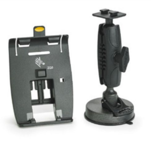 Vehicle holder for ZQ300 Series; attaches to Windshield (Zebra MNT-MPM-VHDRW1-01)