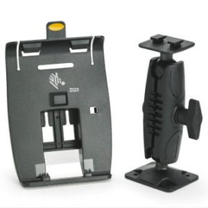 Vehicle holder for ZQ300 Series; attaches to dashboard (Zebra MNT-MPM-VHDRD1-01)