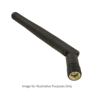 Whip antenna stubby, dual band, 802.11 a/b/g/n, 2.4GHz 2dBi, 5GHz 3.7 dBi, RPSMA connector (Zebra AN2030)