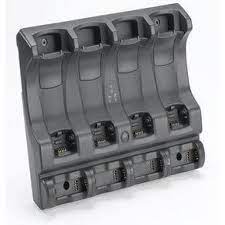 Four slot charge only cradle with spare battery charging kit. Includes Four slot charge only cradle with spare battery charging STB2000-C40007R, Power Supply PWR-BGA12V108W0WW , DC cable CBL-DC-382A1-01, US AC line cord 23844-00-00R (Zebra KT-STB2000-C4US)