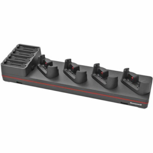 5 bay charge base charges 4 CW45 computers and four 8675i scanners. Includes 5 bay universal charger, 4 CW45 charging cups (CW45-UCP-N), 4 bay 8765i charging cup (UCP4-SCN10) and power supply. Regional power cable required and must be ordered separately. (Honeywell CW45-5CBS-UVN-0)