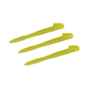 Short Yellow Stylus pack of 3 (Zebra ST6101)