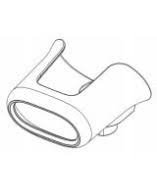 Gooseneck Cup - CS6080-SR Corded (Midnight Black) (Zebra CUP-GS0060C-04)