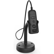 Gooseneck Intellistand, Weighted - CS6080-SR Corded (Midnight Black) (Zebra STND-WS0060C-04)