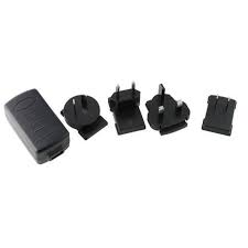 USB Power Adapter (5V, 2A), includes EU, UK, US, India plugs (Honeywell 50130570-001)
