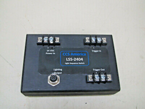 4-CHANNEL LIGHT SEQUENCING CONTROLLER 4-CHANNEL LIGHT SEQUENCING CONTROLLER Cognex CGX-LSS-2404