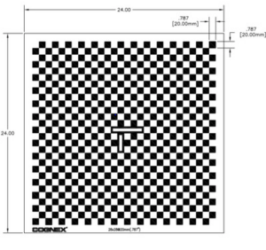 Calibration Plate, 24 x 24 inches, 20.00 mm squares Calibration Plate, 24 x 24 inches, 20.00 mm squares Cognex CALPL-20MM-00