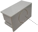 End cover-Left side (50 pcs/bag) Boolean PTL ENDCV8L