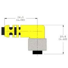 In-Sight Right-Angle (135-deg key) Power and I/O Breakout Cable, 15M (50') In-Sight Right-Angle (135-deg key) Power and I/O Breakout Cable, 15M (50') Cognex CCB-84901-0504-15