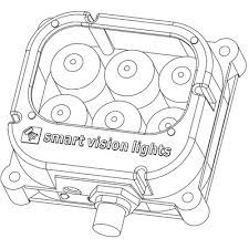 SVL, BRICK SPOT LIGHT, WHITE, 75MM SVL, BRICK SPOT LIGHT, WHITE, 75MM Cognex IVSL-SC75-WHI