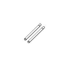 Kit, Media Guide Posts, ZE500-6, ZE521 RH and LH Zebra P1046696-054