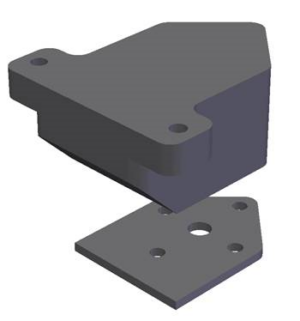 Cognex 280-BKT-ADAPT Multi Torch mounting plate adapter